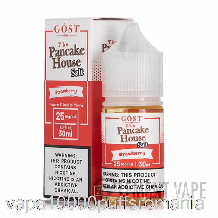 Vape Romania Saruri De Capsuni - The Pancake House - Gost Vapor - 30ml 25mg
